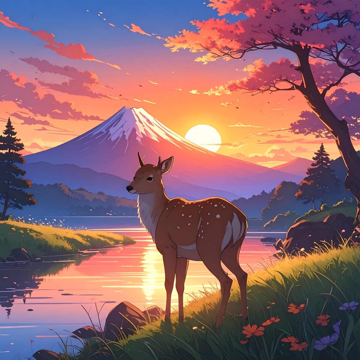 被若草山的夕阳与小鹿治愈的奈良傍晚时光